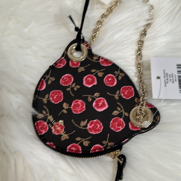 Kate Spade ♠️ leopard wallet, bag charm nwt - Picture 6 of 7